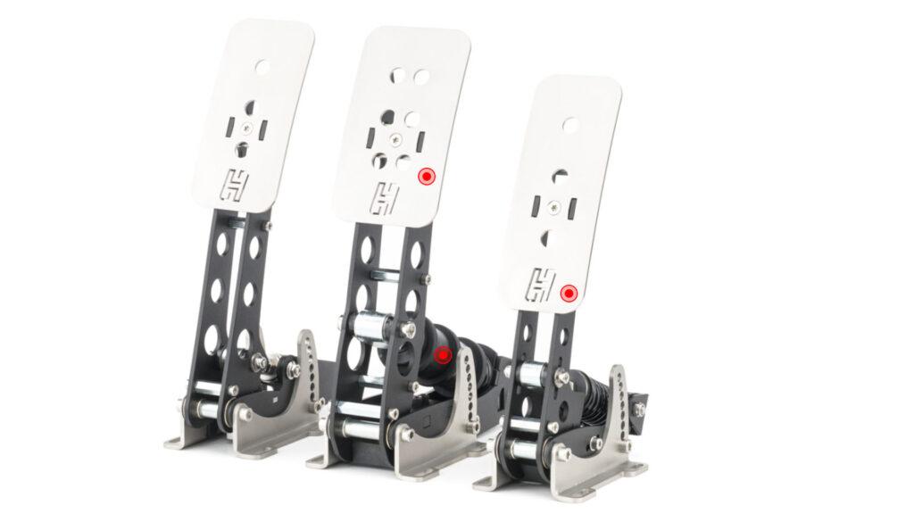 Heusinkveld Sprint Black sim racing pedals