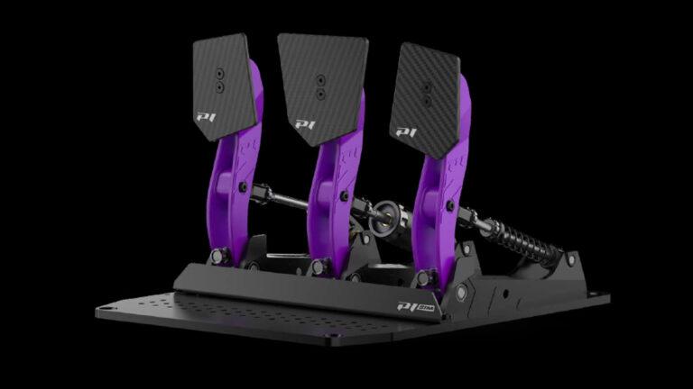P1 Sim's Mistral sim pedals are hydraulic and haptic, starts €540