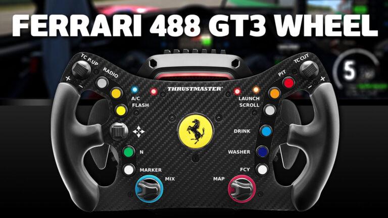WATCH - Thrustmaster 488 GT3 steering wheel review
