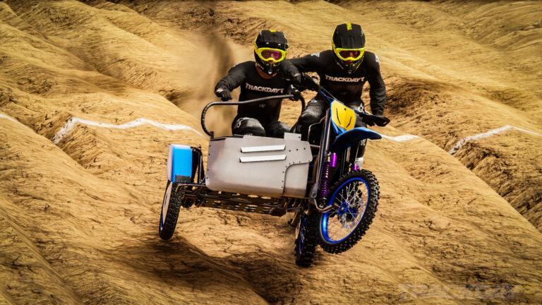 TrackDayR, motorcycle sim, MadCow, Sidecar