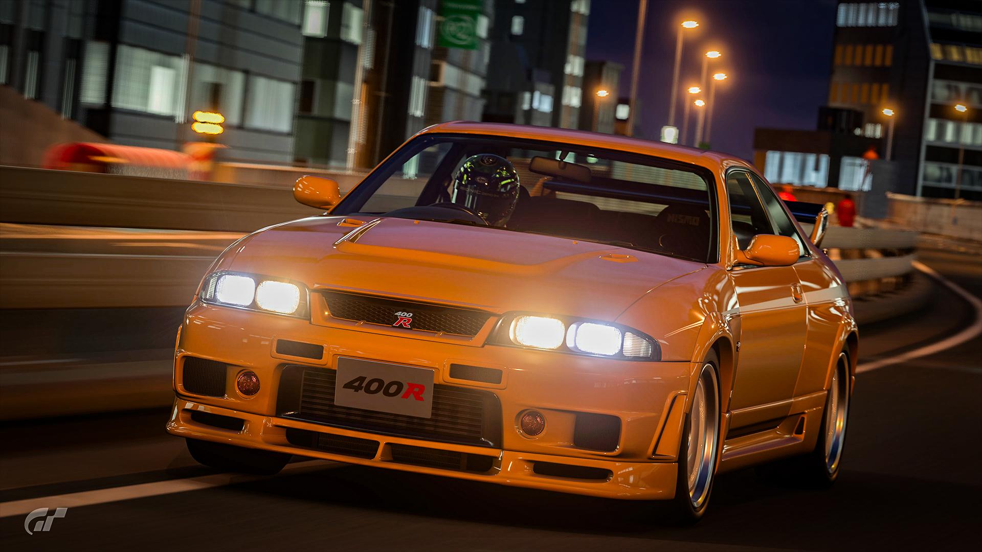 Mostrando o GT-R Nismo do filme Gran Turismo no jogo 