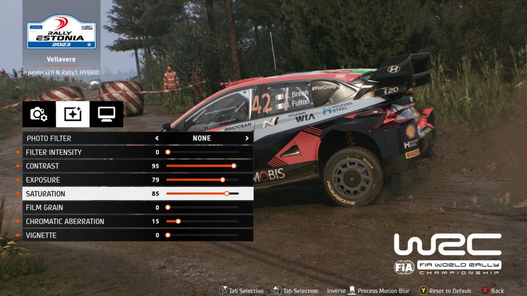 EA SPORTS WRC's photo mode explained