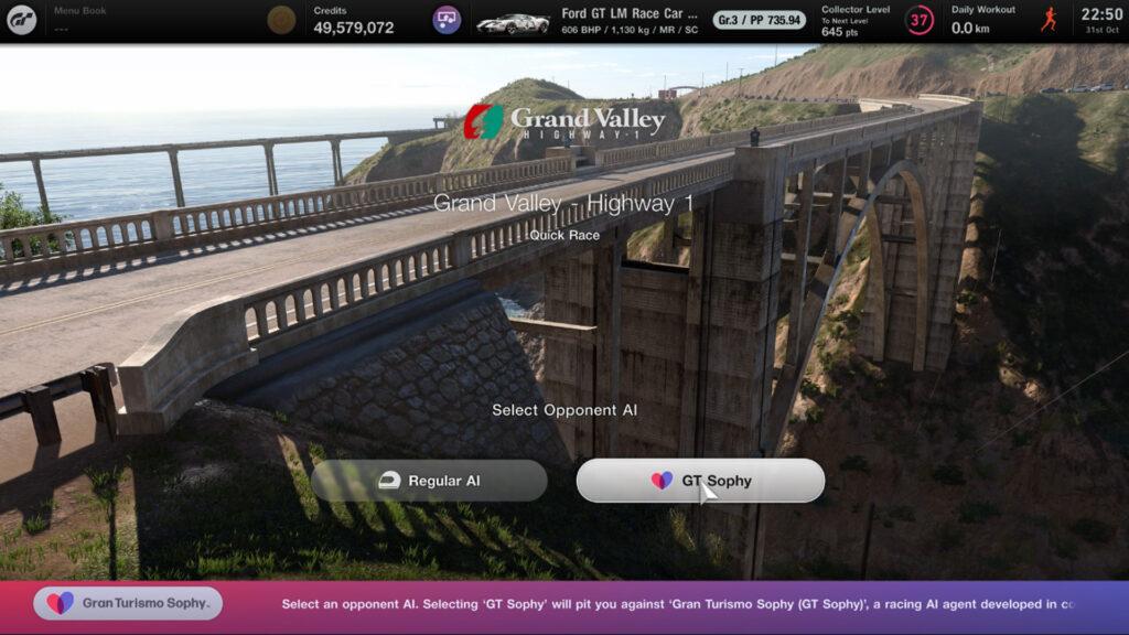 Gran Turismo 7 World Circuits GT Sophy integration
