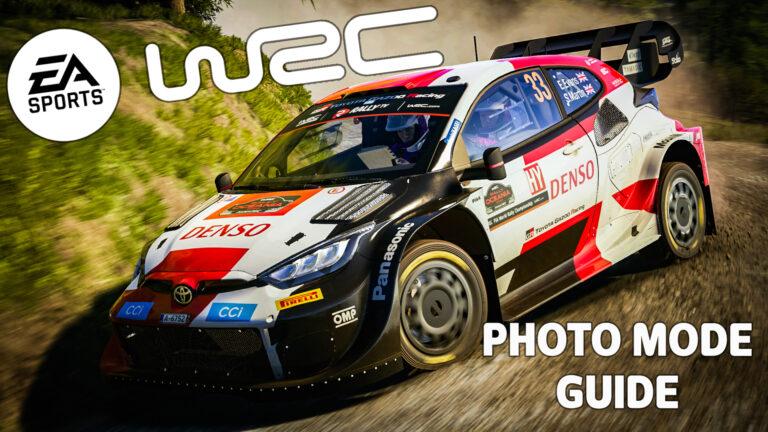 EA SPORTS WRC's photo mode explained 