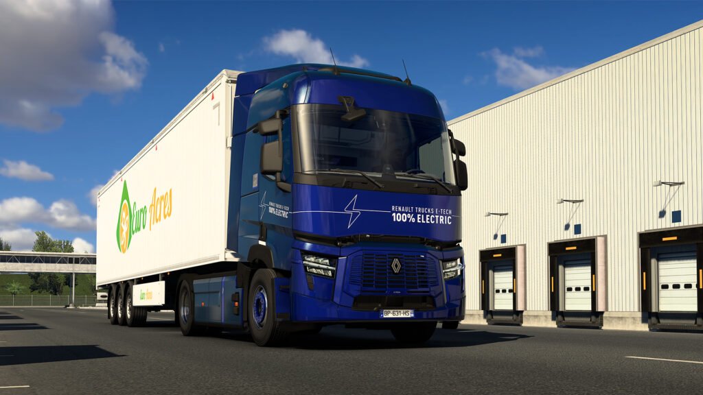 Electric Renault charges into Euro Truck Simulator 2