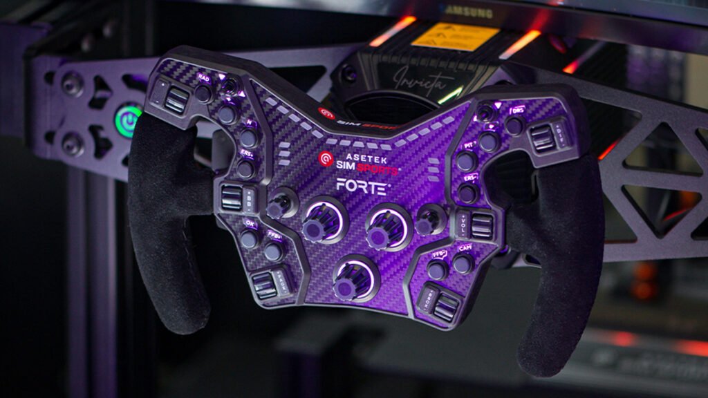 Asetek SimSports Formula Handle Suede