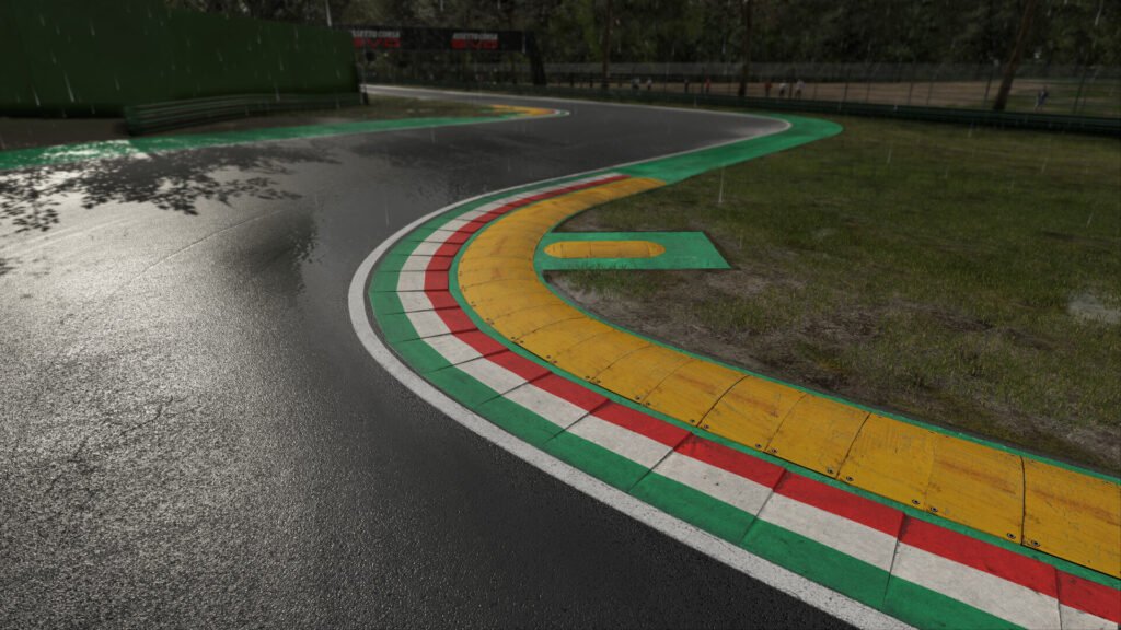 Assetto Corsa Evo clima dinámico, lluvia, Imola