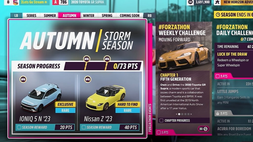 Forza Horizon 5 Autumn Storm Season, Festival Playlist, Modern Horizons