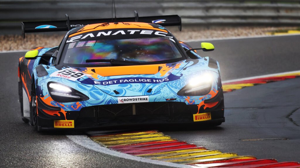 Garage 59 McLaren 720S 24 Hours of Spa 2024 test, James Baldwin