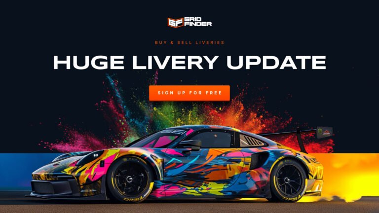 Grid Finder launches sim racing livery marketplace