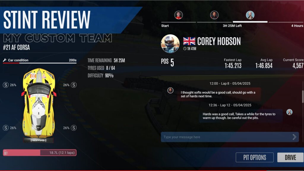 Le Mans Ultimate stint review co-op