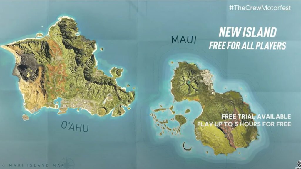 Maui island expansion size The Crew Motorfest