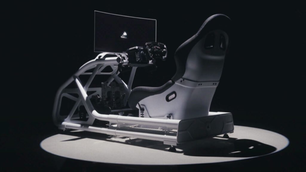 Possible Fanatec suitor Corsair previews its first sim rig