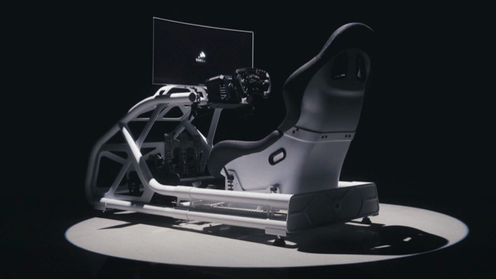 Possible Fanatec suitor Corsair previews its first sim rig | Traxion