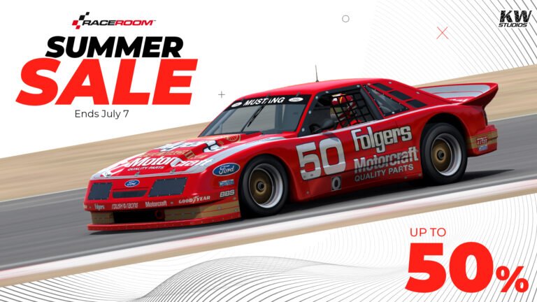 RaceRoom’s summer sale live, offers up to 50% off
