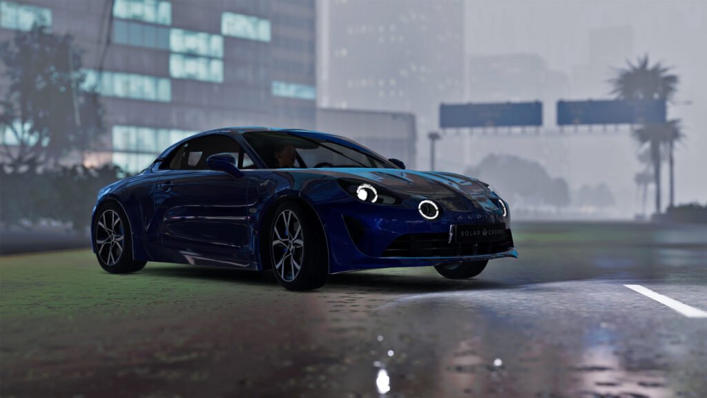 Test Drive Unlimited Solar Crown car dealer, Alpine A110