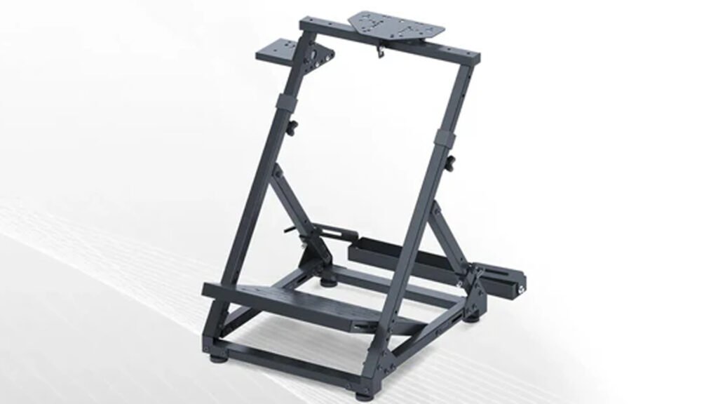 The GT Omega DD-X is a sim racing wheel stand that can support up to 21Nm