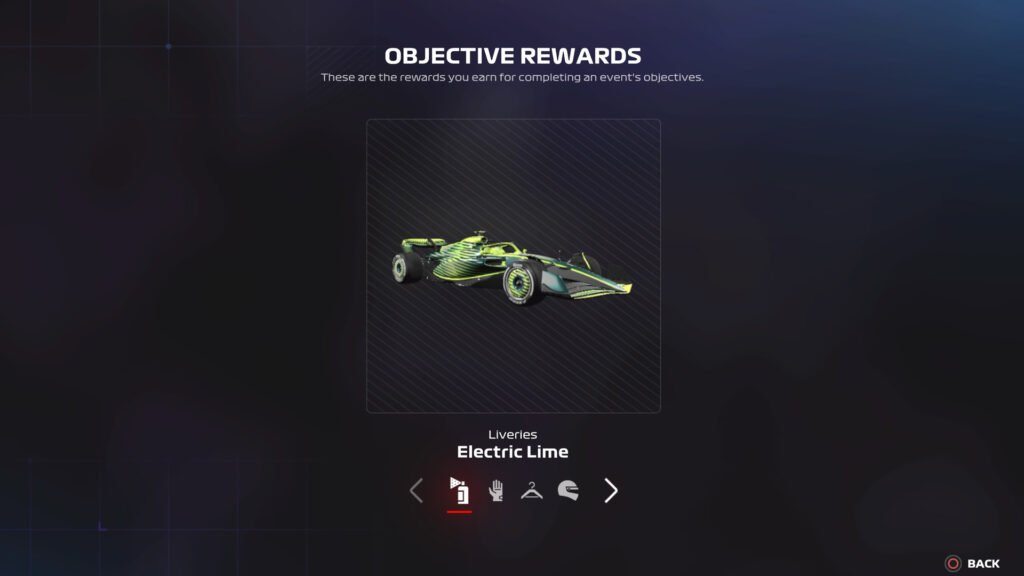 Electric Lime F1 24 livery