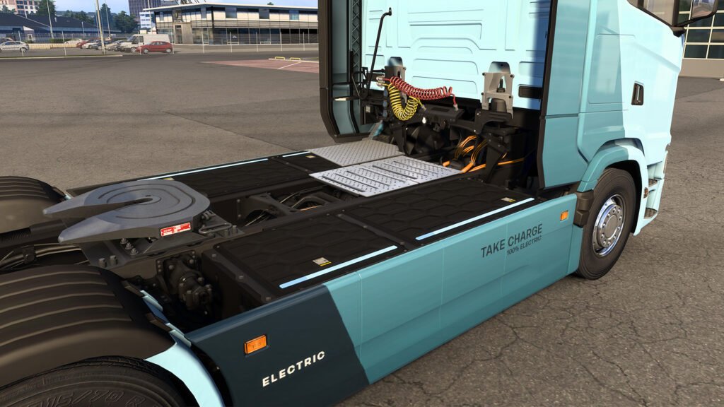 Euro Truck Simulator 2 Scania 40 S electric batteries