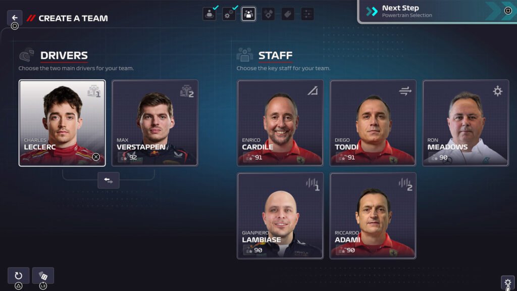 F1-Manager-2024-Create-a-Team-high-level-driver-selection