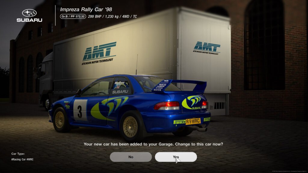 Gran Turismo 7 Subaru Impreza Rally 1998