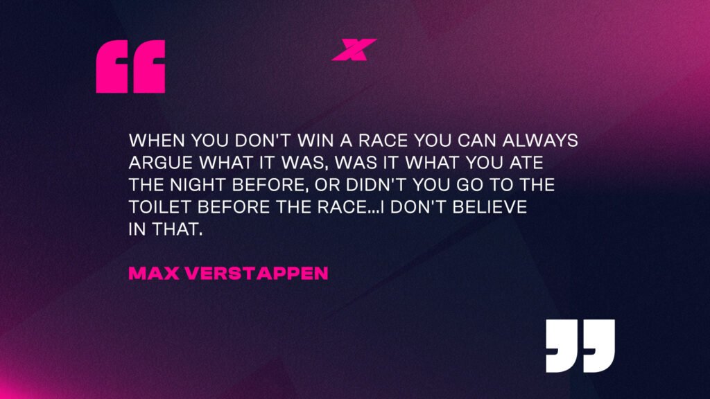 Max Verstappen sim racing quote 2024