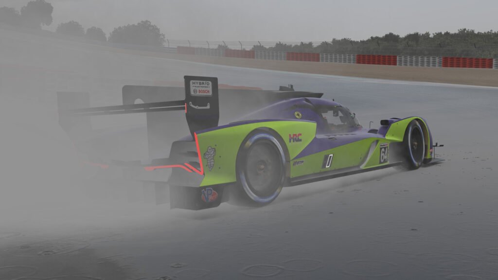 iRacing Acura rain