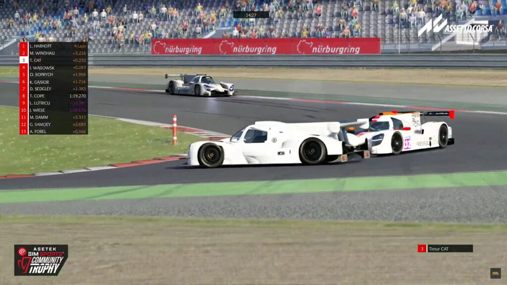 ADAC SimRacing Expo Asetek SimSports Community Trophy: Harhoff marches on