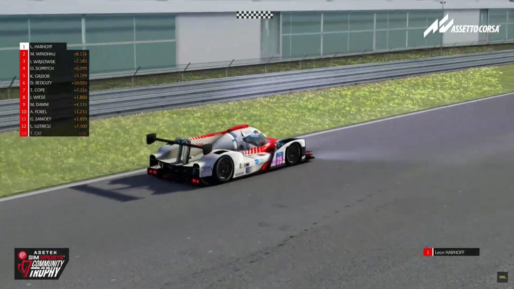 ADAC SimRacing Expo Asetek SimSports Community Trophy: Harhoff marches on