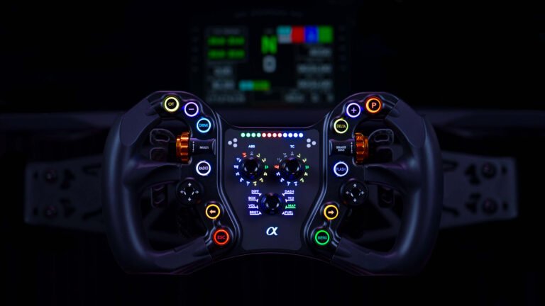 BavarianSimTec’s Alpha raises the bar for screenless steering wheels