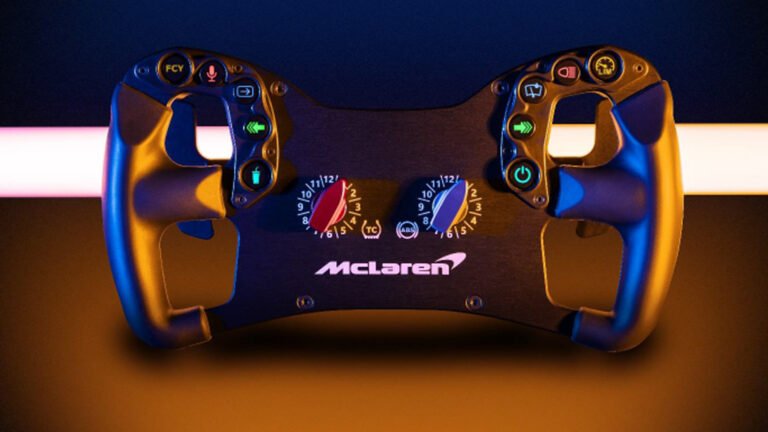 Ascher Racing completes range of McLaren GT4-replicating sim racing wheels