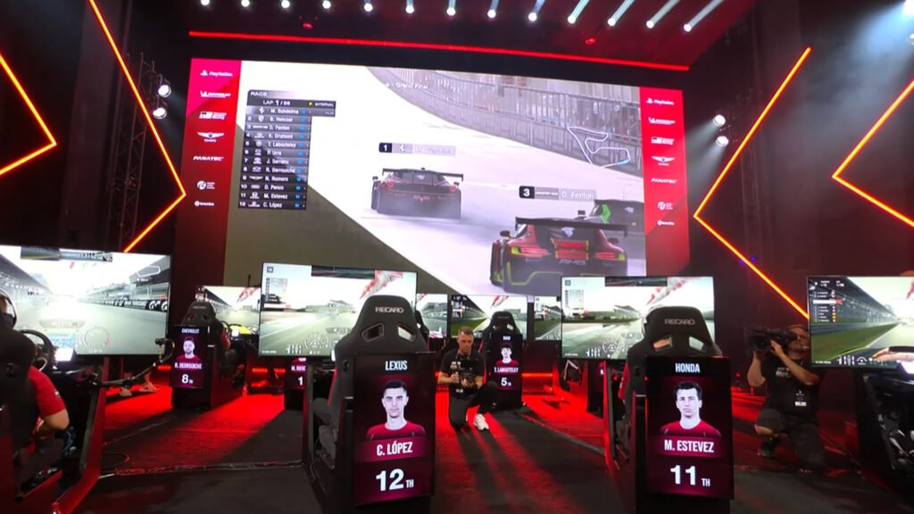 Gran Turismo World Series Prague 2024 Manufacturers race start