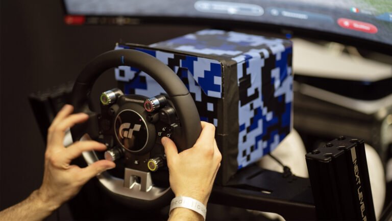 Thrustmaster working on direct drive PS5 and PC-compatible wheel base