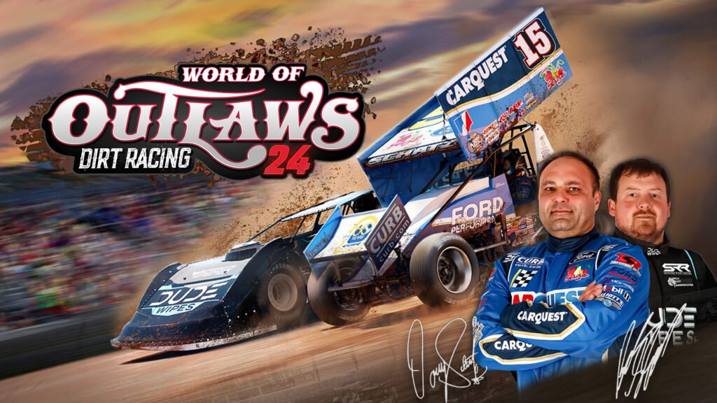 Portada del videojuego World of Outlaws Dirt Racing 24