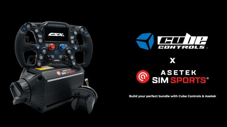 Cube Controls and Asetek team up for wheel and wheel base bundles