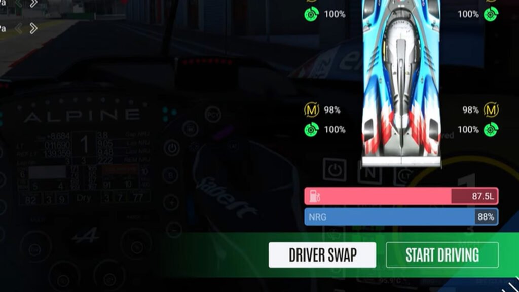 Le Mans Ultimate Driver Swap