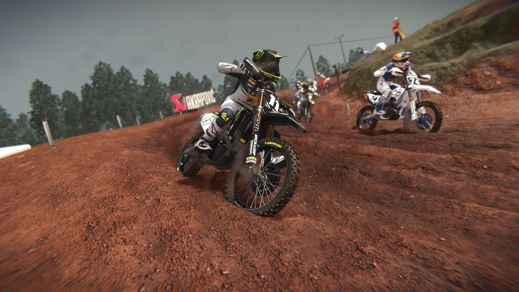 Superficie de pista dinámica del videojuego MXGP 24