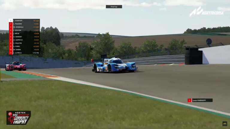 ADAC SimRacing Expo Asetek SimSports Community Trophy: Harhoff seizes advantage