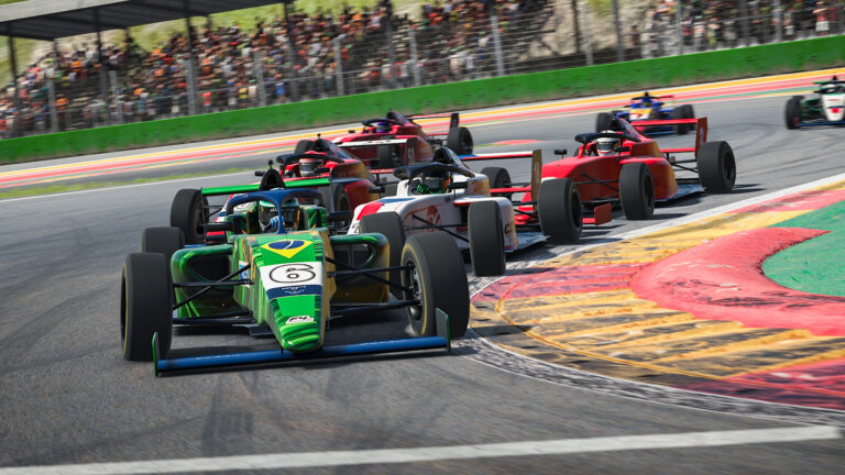 FIA Motorsport Games Sim Racing Esports Formula 4 final action