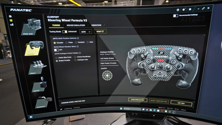 New Fanatec app at ADAC SimRacing Expo 2024
