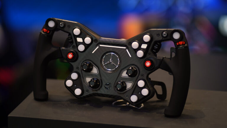 There’s another spectacular Mercedes-AMG sim racing wheel on the way from Cube Controls
