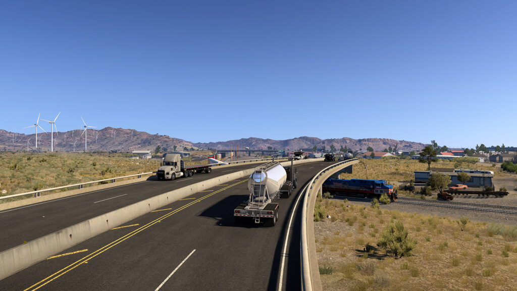 American Truck Simulator’s v1.53 update adds new cities and sliding tandem trailers