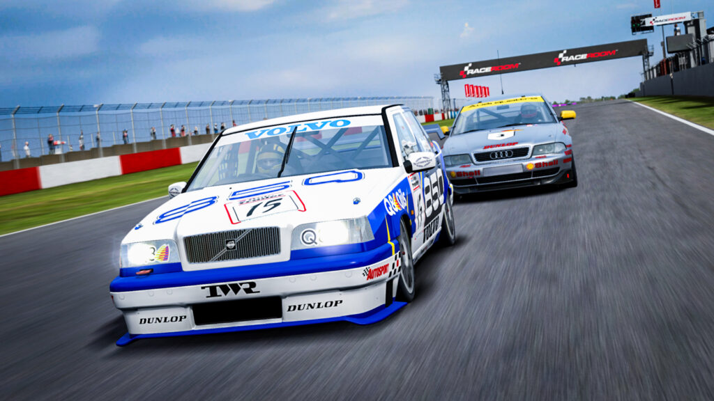 RaceRoom, Super Tourers, Volvo 850, Donington Park