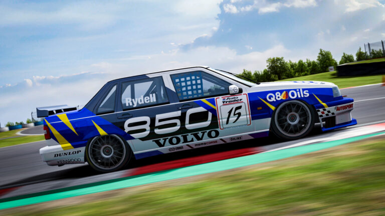 RaceRoom, Super Tourers, Volvo 850, Donington Park