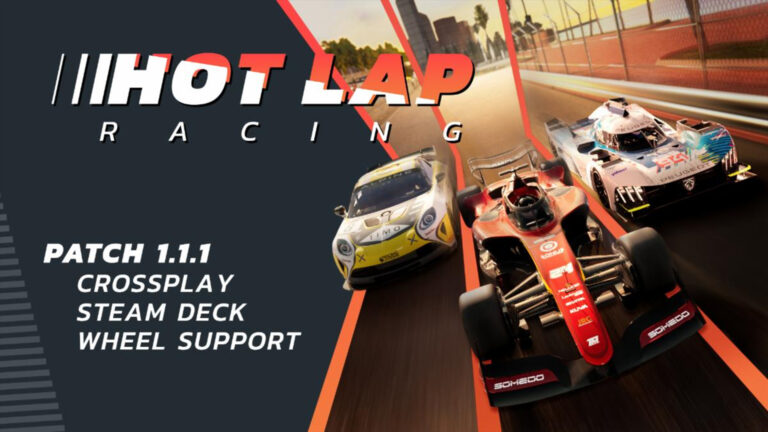 Hot Lap Racing update adds crossplay and Steam Deck support