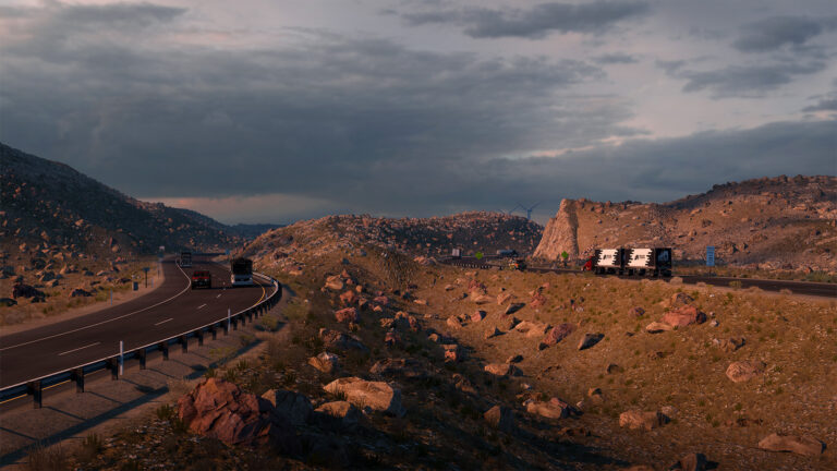 American Truck Simulator’s v1.53 update adds new cities and sliding tandem trailers
