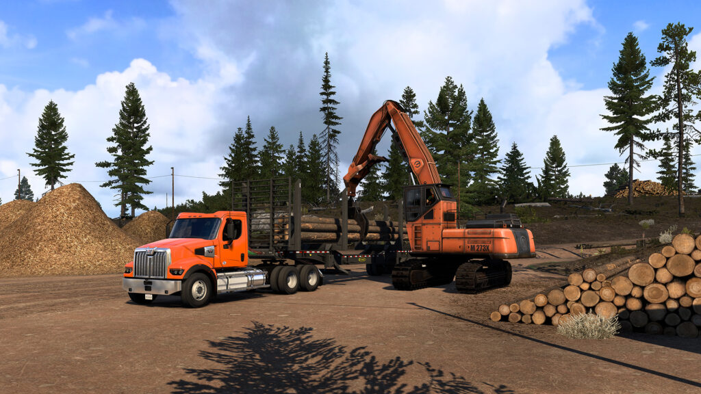 American Truck Simulator’s v1.53 update adds new cities and sliding tandem trailers