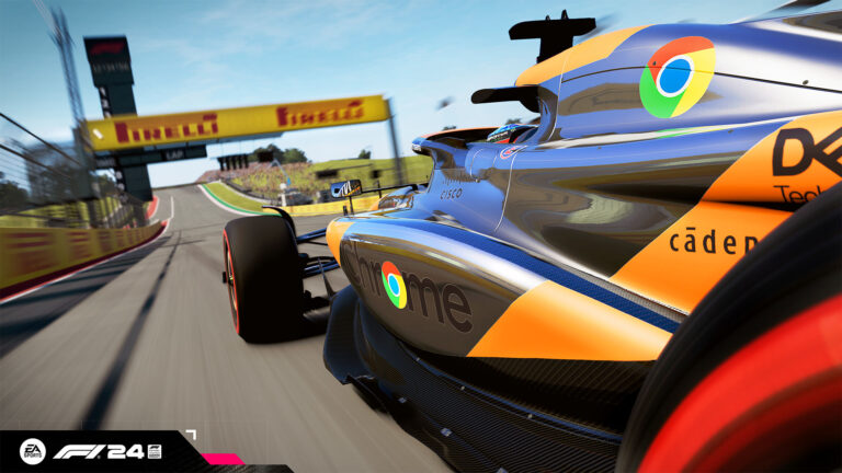 F1 24 Season 4 McLaren Google Chrome 2.0 livery