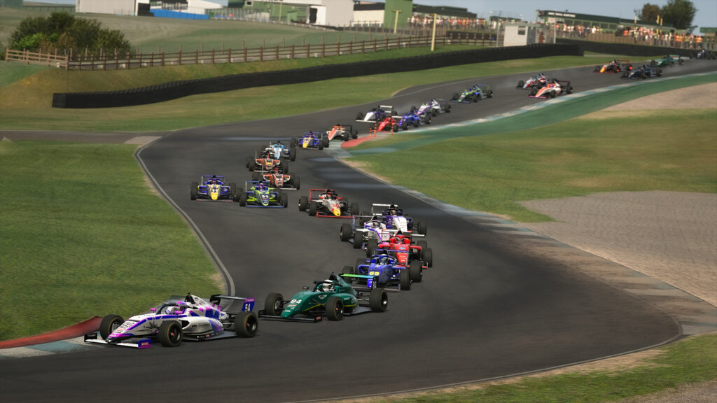 British F4 Esports Championship, Round 6: Carroll closes the gap