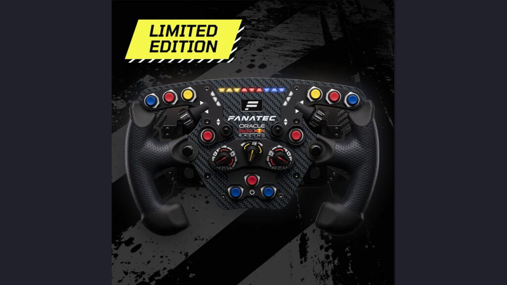 Fanatec ClubSport Steering Wheel Formula Red Bull 2024